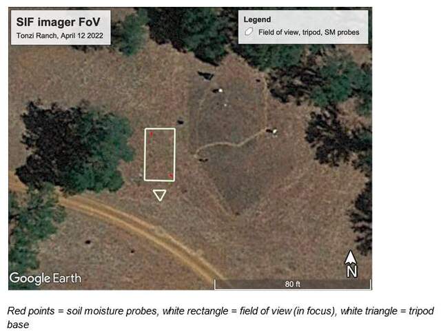 Map show location of the SIF experiment by Keenan Lab