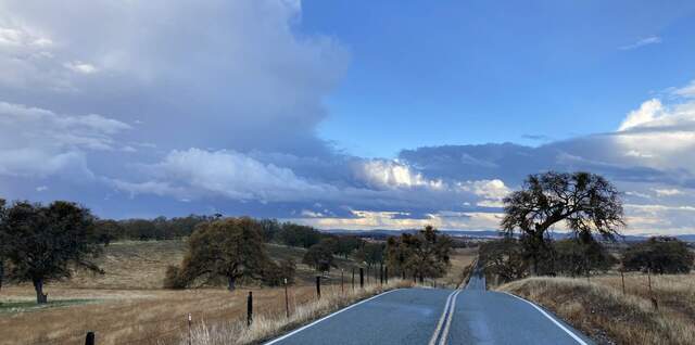 Thunderstorm to the north on the way home