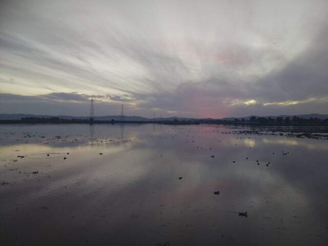 Nice reflection at sunset