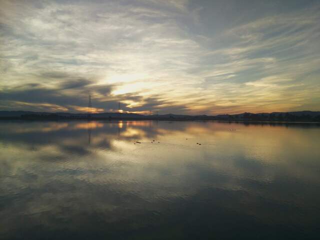 Pretty clouds at sunset
