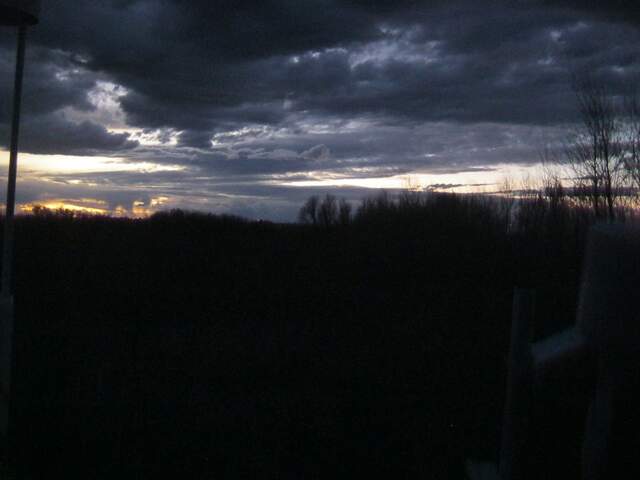 Cool clouds at dusk