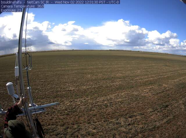 Joe decommissioning the advection experiment and removing the long pole used to mount sensors at 6m height