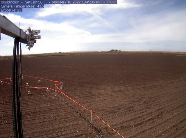 Soil chambers installed in the field
