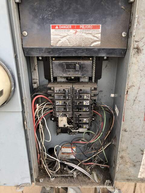 Joe added a new 30A breaker on the bottom of the right column. This will be for a new power line for Charlotte