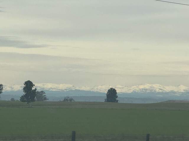Great lighting to see snow in the Sierras today.