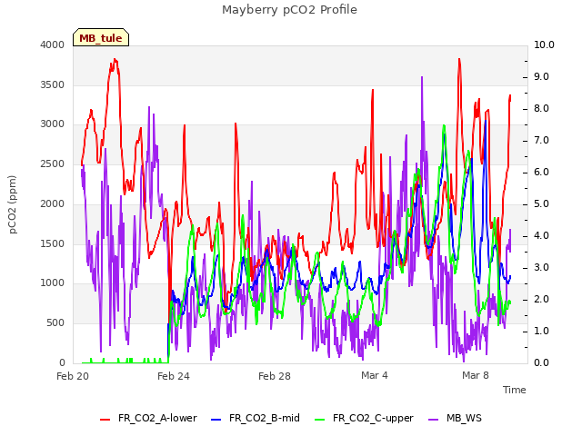 Explore the graph:Mayberry pCO2 Profile in a new window
