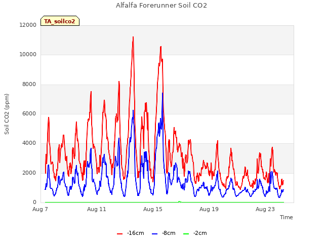 Explore the graph:Alfalfa Forerunner Soil CO2 in a new window