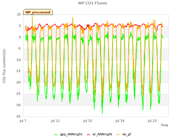 Explore the graph:WP CO2 Fluxes in a new window