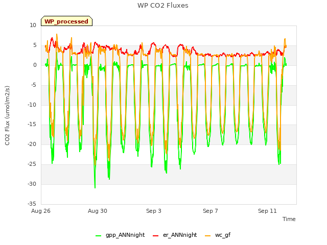 Explore the graph:WP CO2 Fluxes in a new window