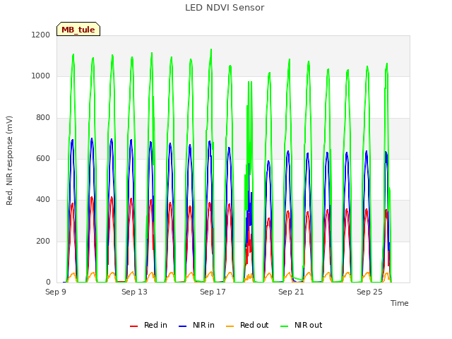 Explore the graph:LED NDVI Sensor in a new window